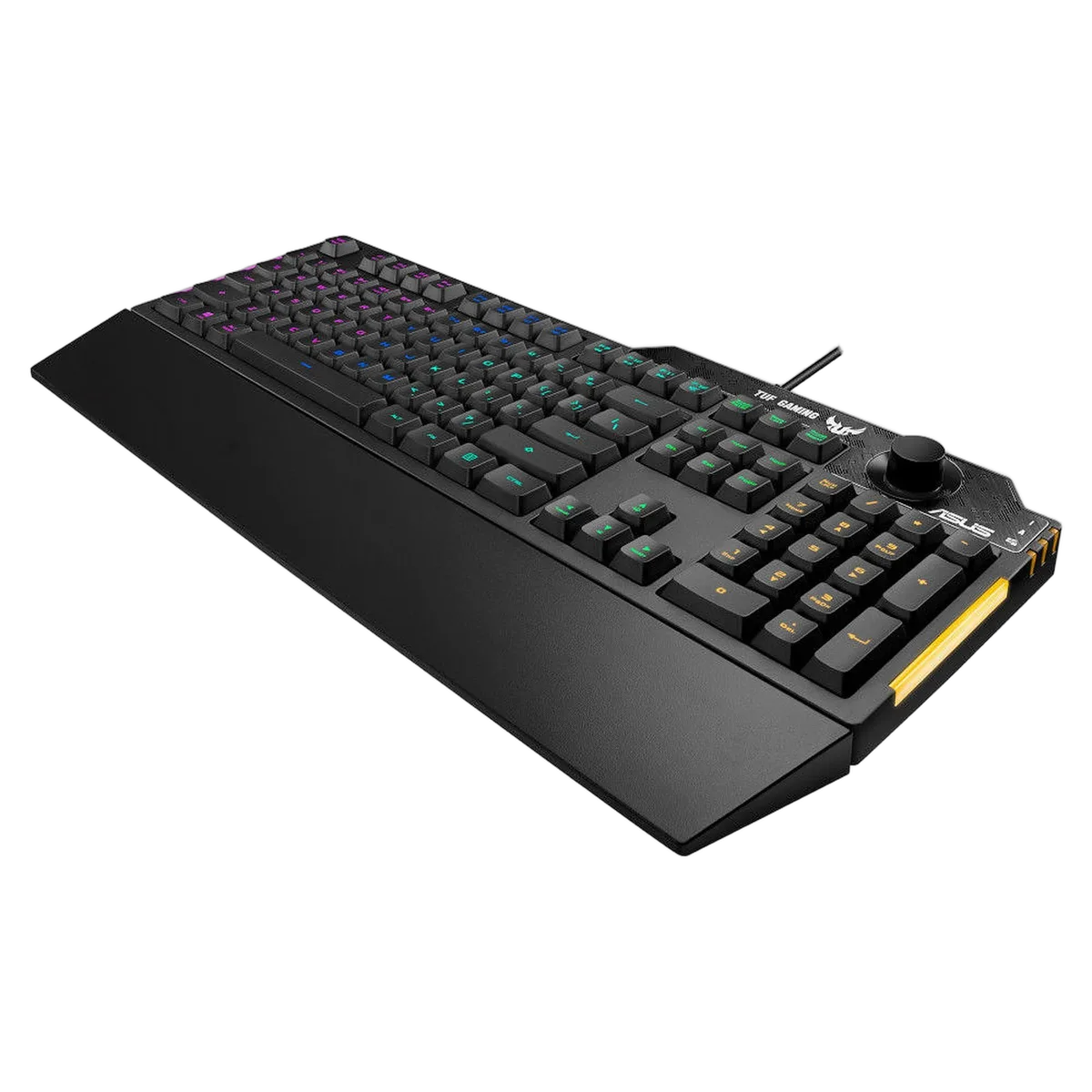 Asus TUF K1 - Membrane - Filaire - RGB - Noir — vue 2