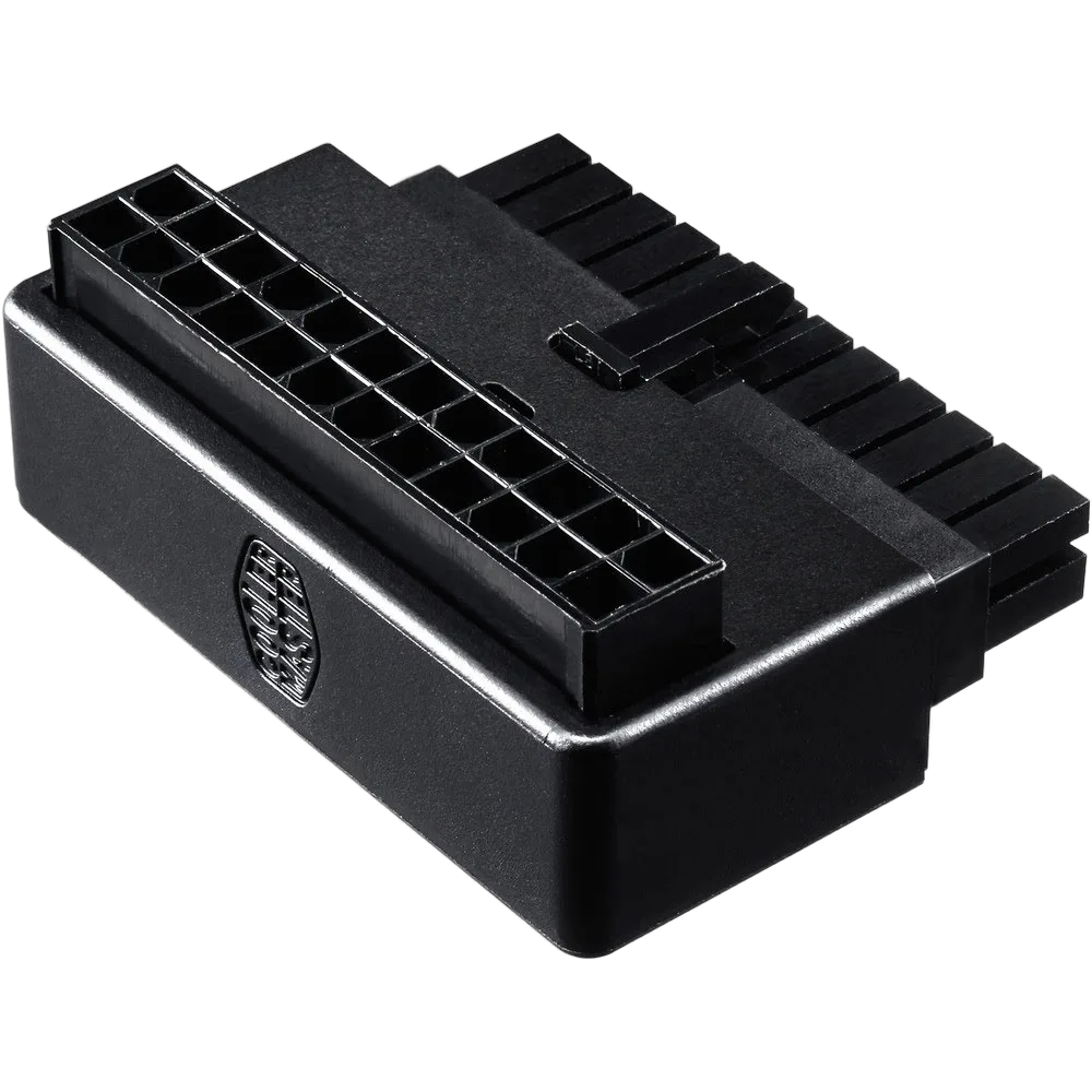 Cooler Master Adaptateur ATX 24 Pin 90° (with capacitors) CMA-CEMB01XXBK1-GL — vue 1