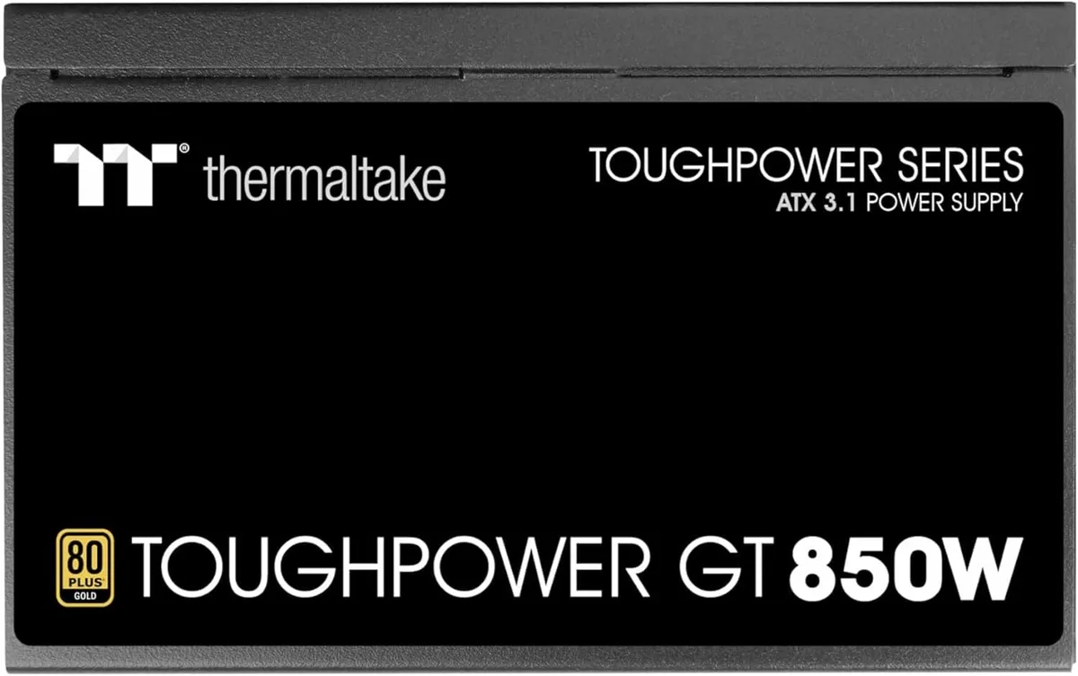 Thermaltake ATX 3.1 1000W - 80+ Gold - Toughpower GT FM - Noir — vue 3