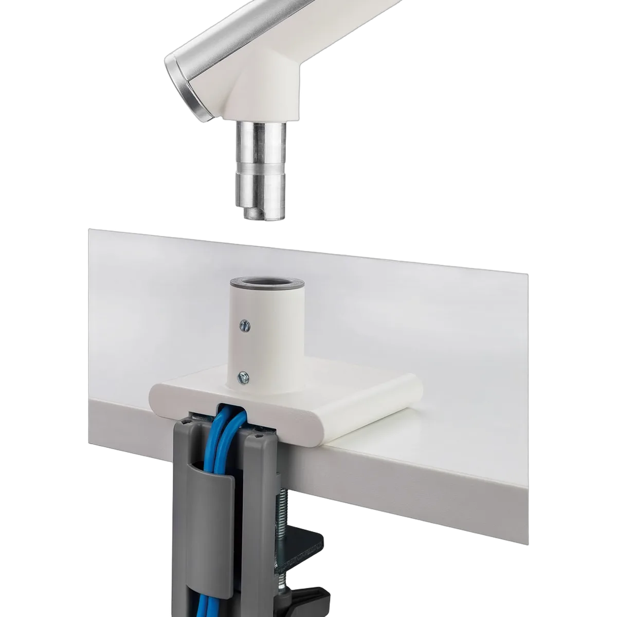 Kimex International Support de bureau Full Motion écran 17"- 32" Blanc VESA Max 100x100 Charge Max 9Kg — vue 7