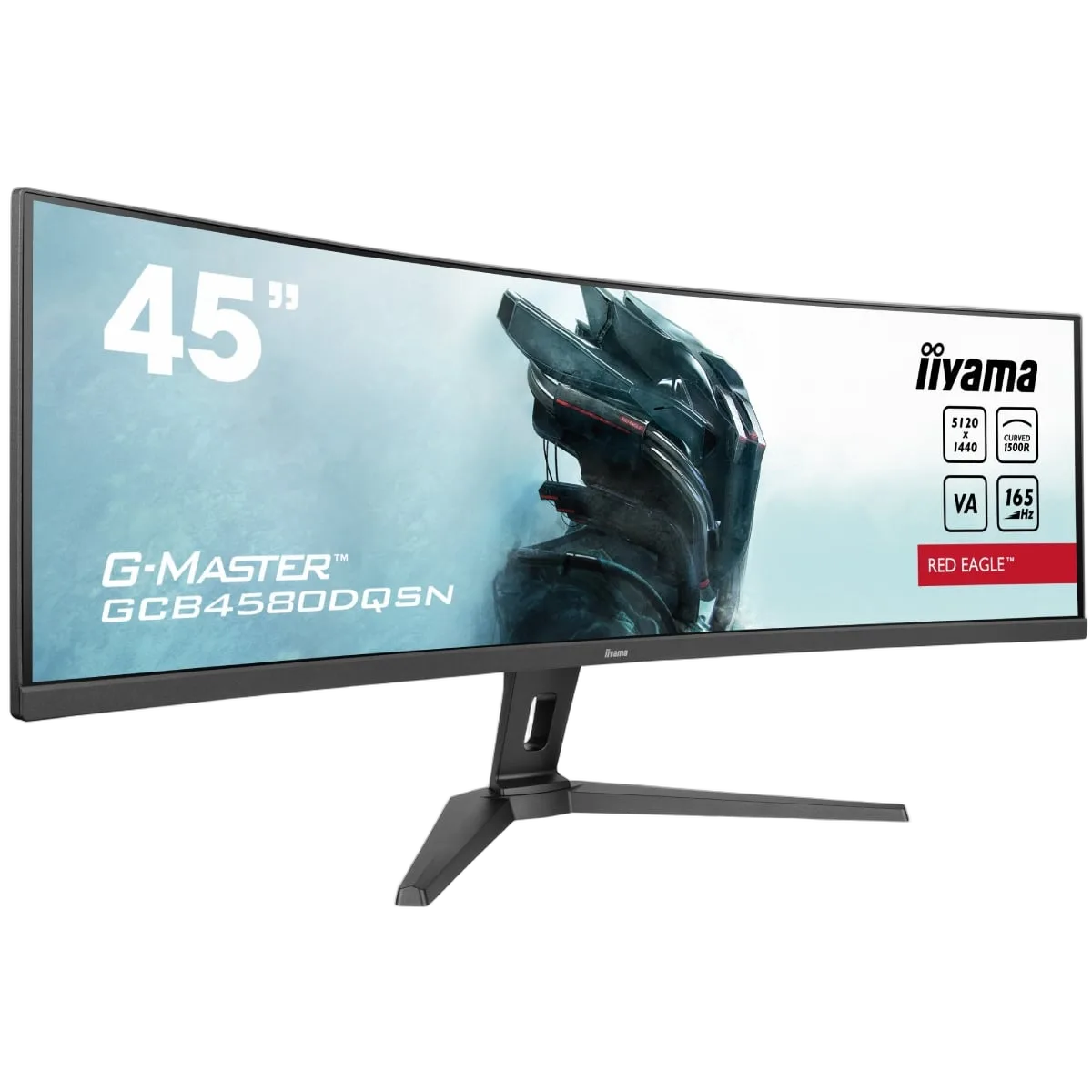 Iiyama G-MASTER GCB4580DQSN-B1 - 45" CURVE Dual QHD 165Hz VA 0.8ms FreeSync — vue 2
