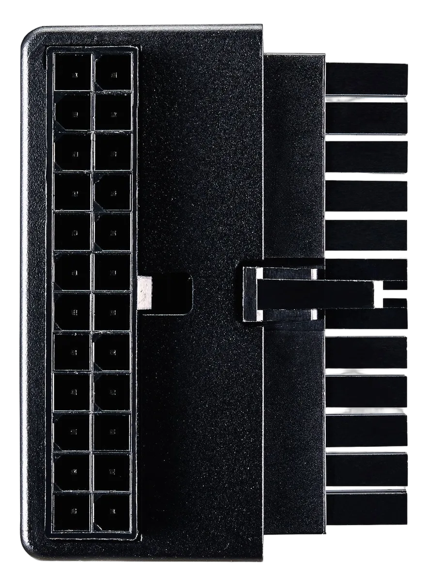 Cooler Master Adaptateur ATX 24 Pin 90° (with capacitors) CMA-CEMB01XXBK1-GL — vue 2