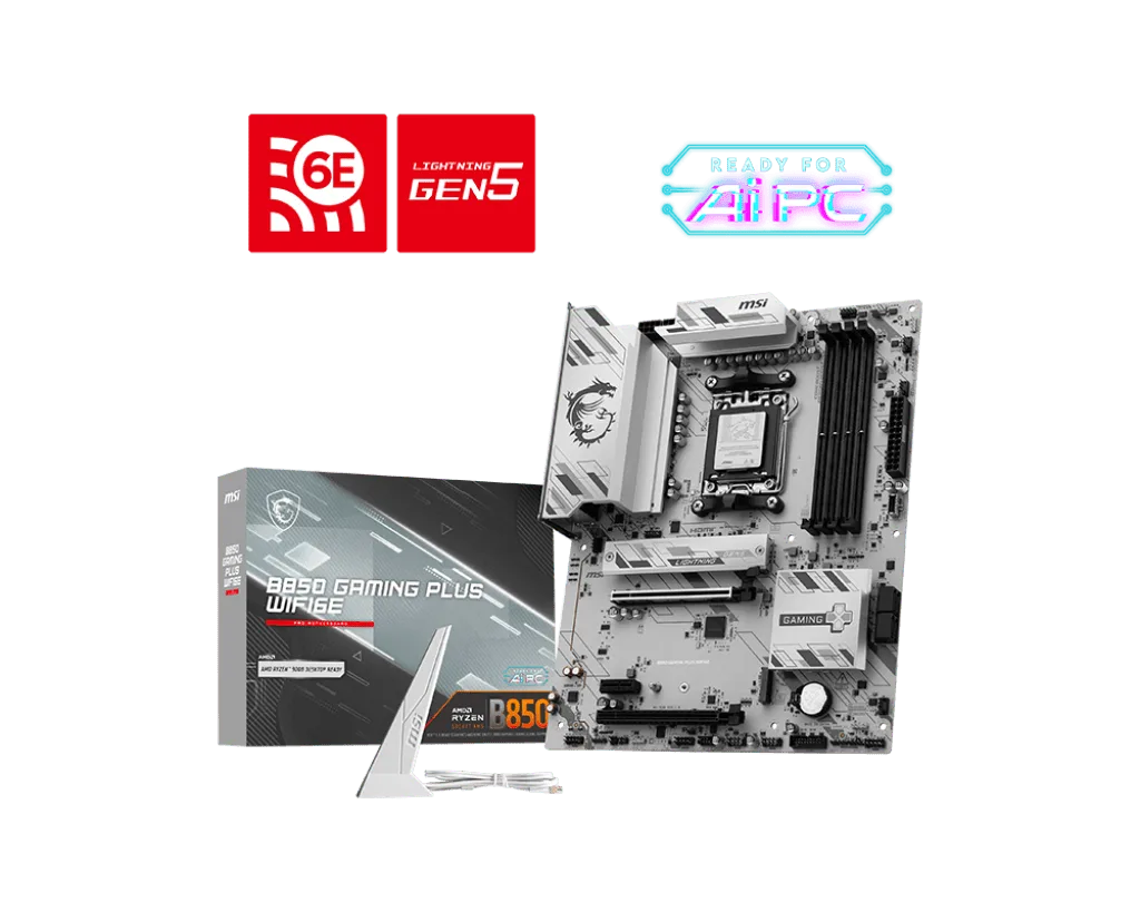 MSI B850 GAMING PLUS WIFI6E — vue 1
