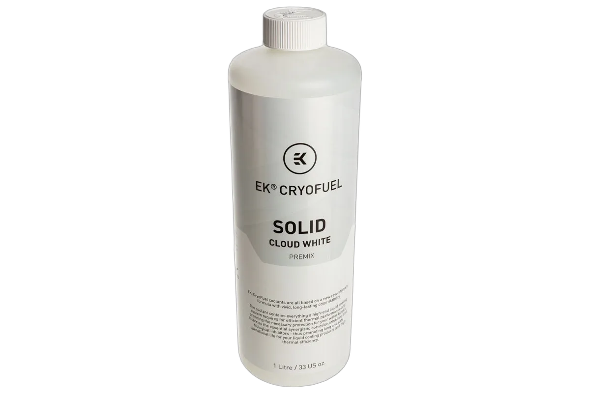 EK Water Blocks EK-CryoFuel Solid Premix, Cloud White - 1000ml — vue 1