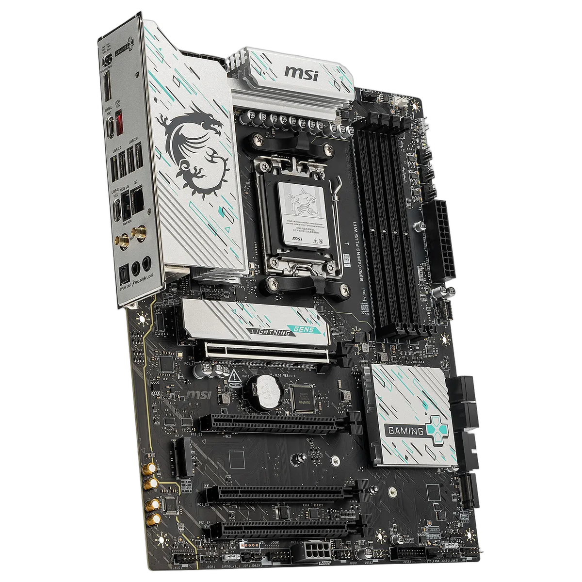 MSI B850 GAMING PLUS WIFI — vue 2