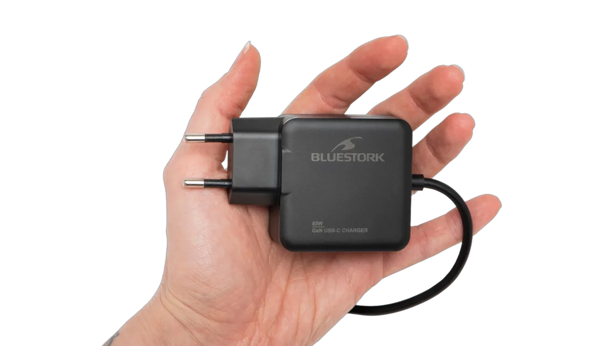 Bluestork Chargeur GaN/Power Delivery USB-C - 65W - 1,5m - Noir — vue 5