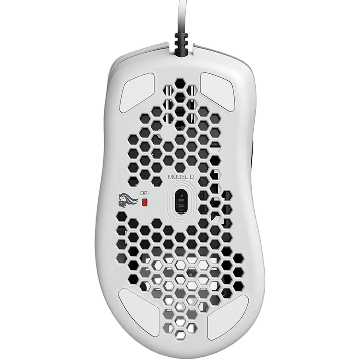 Glorious Model D - Filaire - RGB - Blanc — vue 2