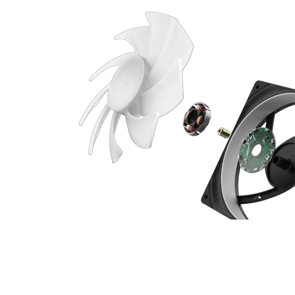 NZXT F420RGB Core Fan (Single Frame) - Noir — vue 10