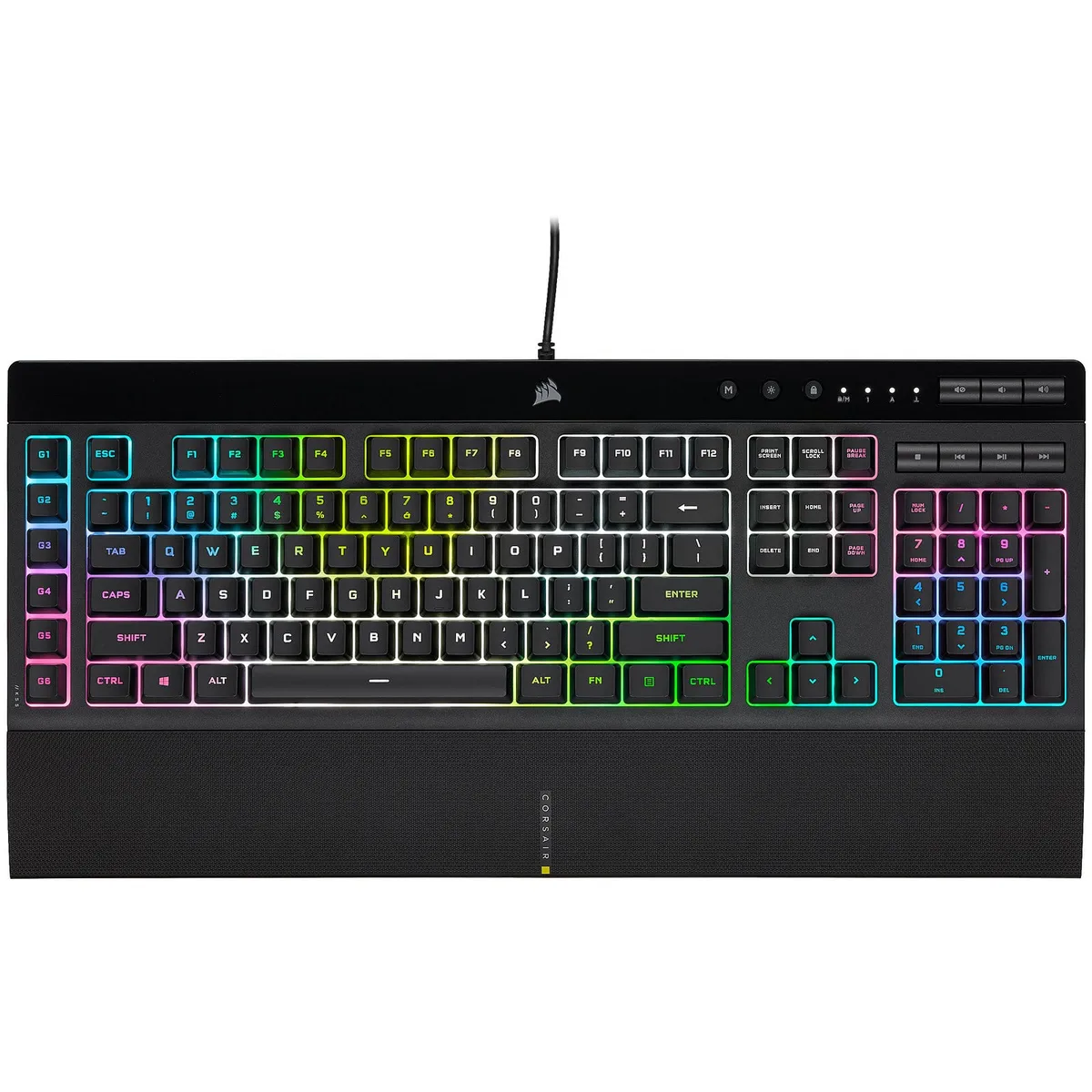 Corsair K55 PRO - Membrane - Filaire - RGB - Noir — vue 5