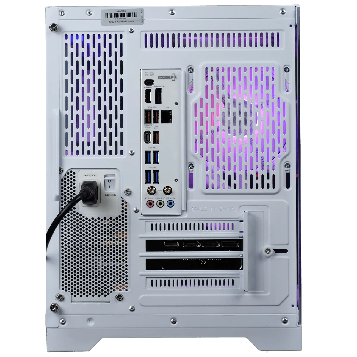YETI V3 - R7-9800X3D/5070/32Go/2To - CYB-GB — vue 6