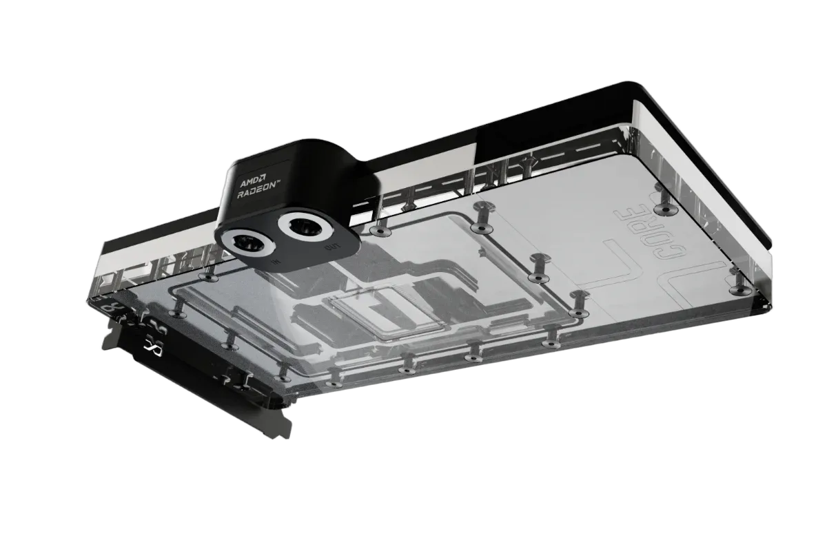 Alphacool Core RX 9070 XT Taichi avec Backplate — vue 1