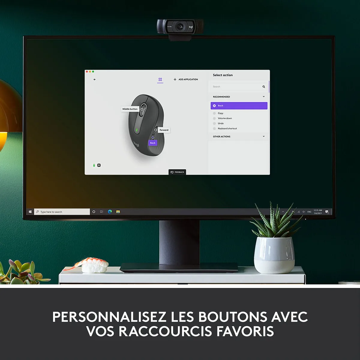 Logitech Signature M650 L Gaucher - Sans-Fil - Graphite — vue 3