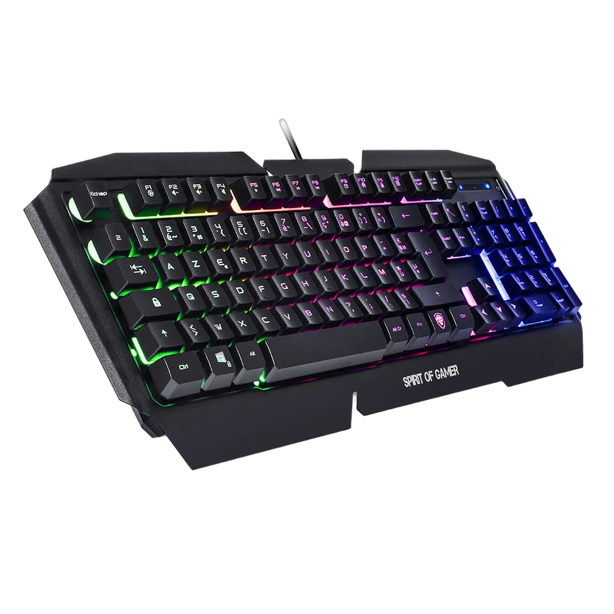 Spirit Of Gamer PRO-K5 - Membrane - Filaire - RGB - Noir — vue 5