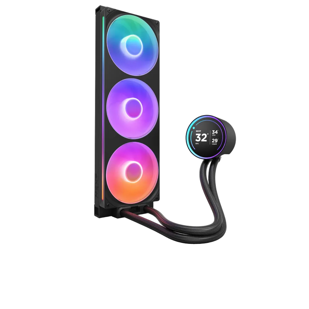 NZXT Kraken Elite 420 RGB V2 - 420mm - Noir — vue 12