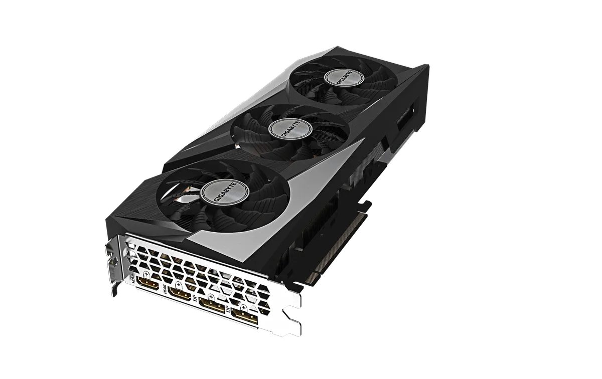 Gigabyte RADEON RX 7600 GAMING OC 8G, vue 2