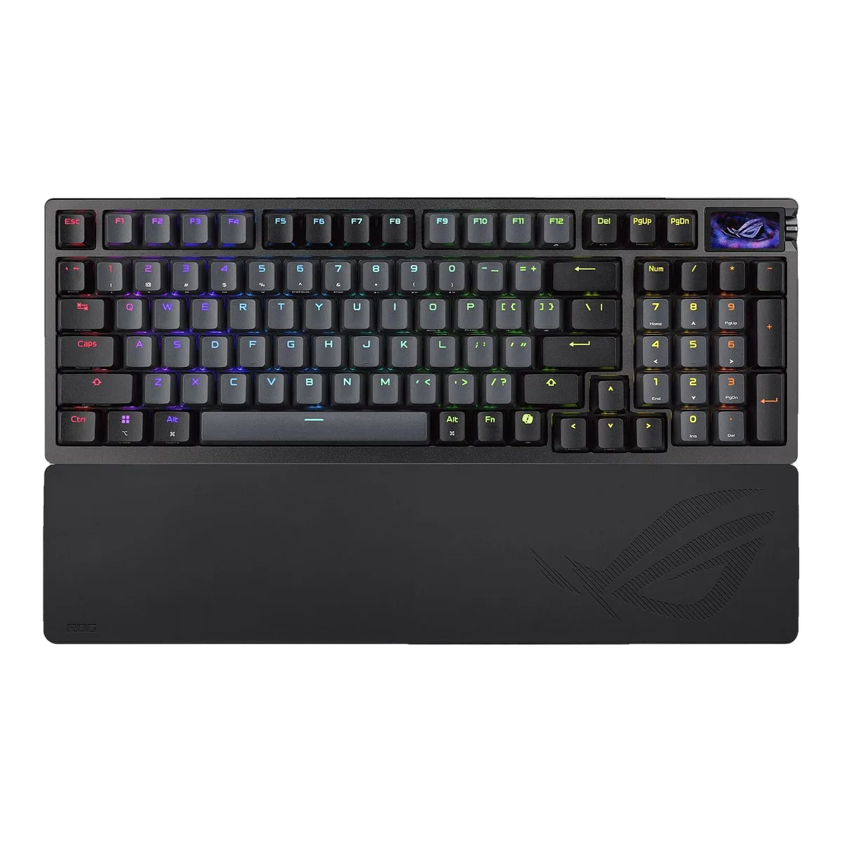 Asus ROG Azoth 96 HE - Magnétique - Sans-Fil - RGB - Noir — vue 1
