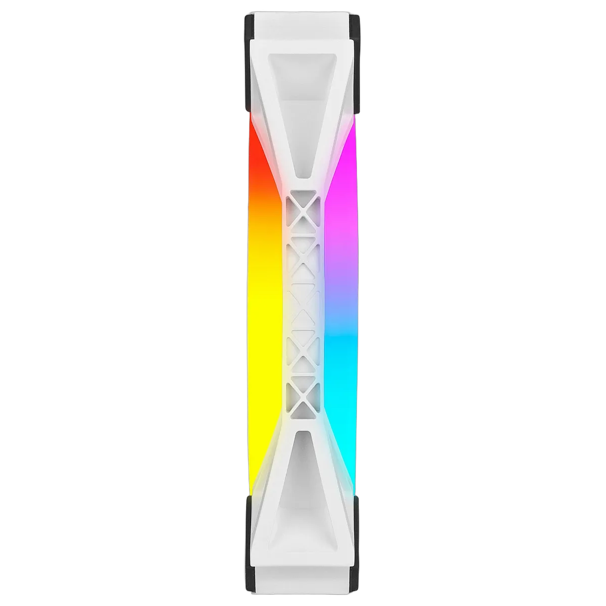 Corsair Kit x2 iCUE QL140 RGB Blanc 140mm - CO-9050106-WW — vue 3