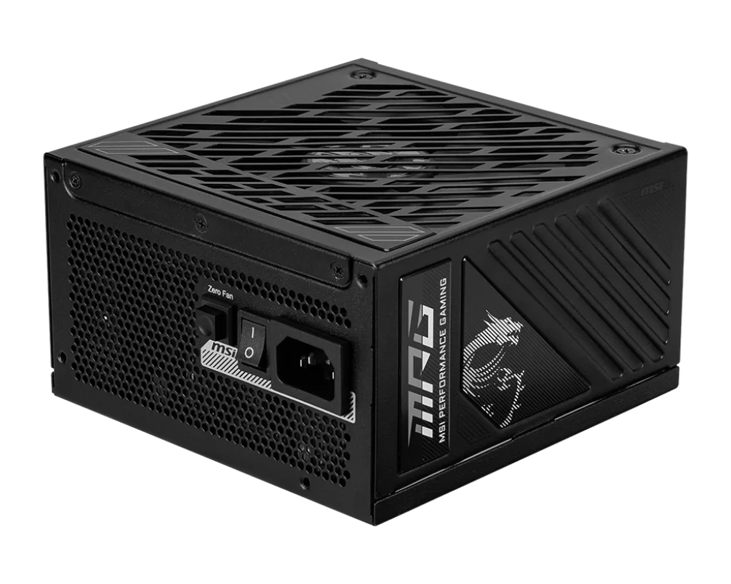 MSI ATX 1250W - 80+ Gold - MPG A1250GS PCIES Noir-Seconde Vie — vue 3
