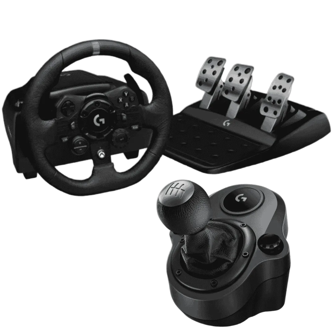 Logitech G923 Racing Wheel & Pedals + Shifter — vue 1