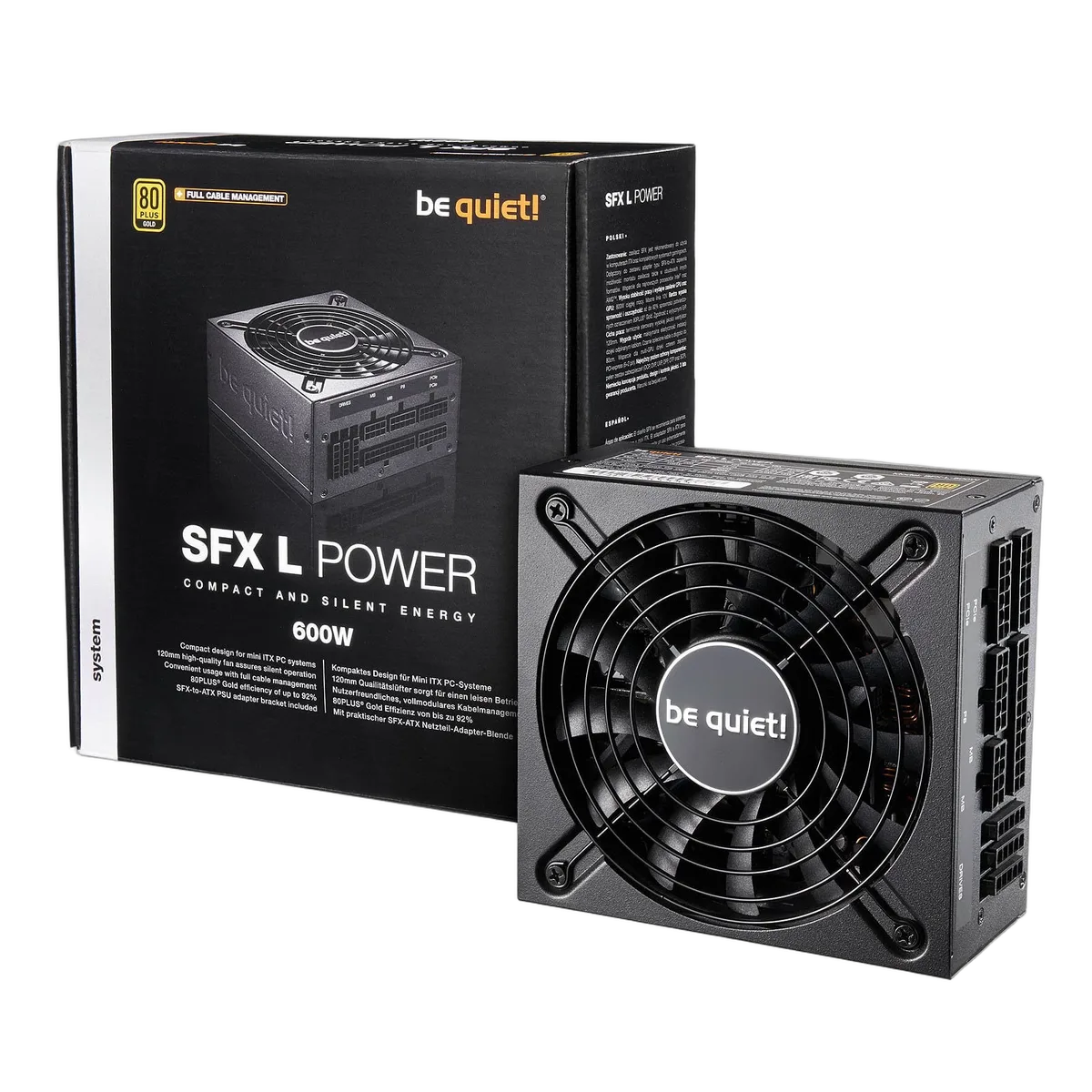 be quiet! SFX-L 600W - 80+ Gold - SFX-L POWER — vue 1