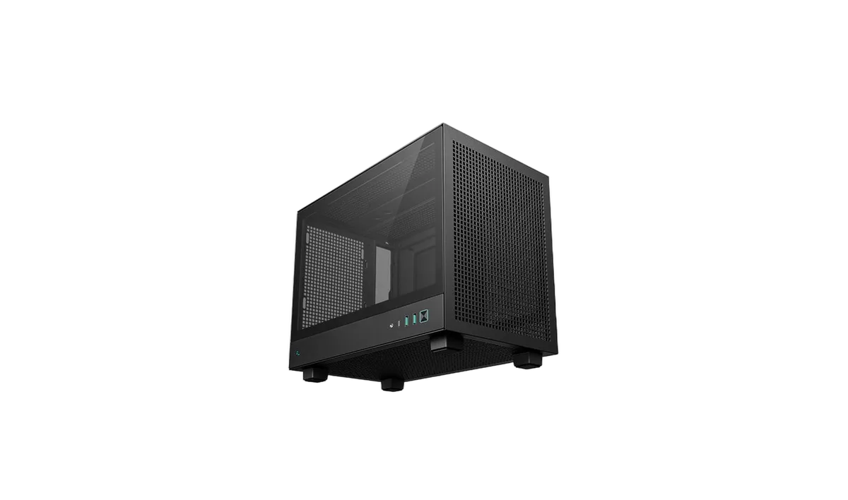 Deepcool CH160 Noir - mT/Sans Alim/Mini-ITX + AK620 DIGITAL Noir — vue 3