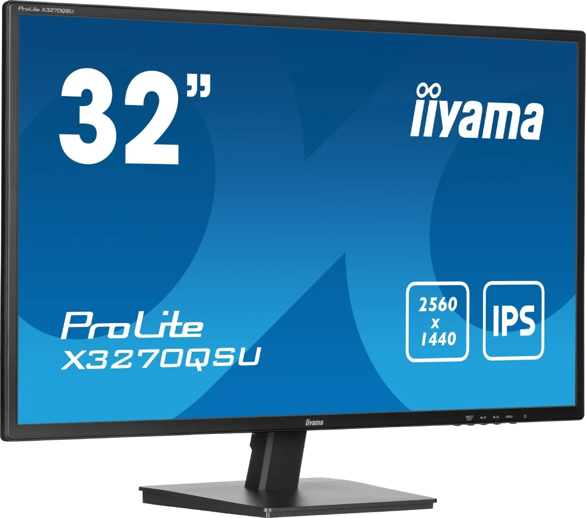 Iiyama PROLITE X3270QSU-B1 - 31.5" QHD 100Hz IPS 3ms HUB USB Adaptive Sync — vue 2