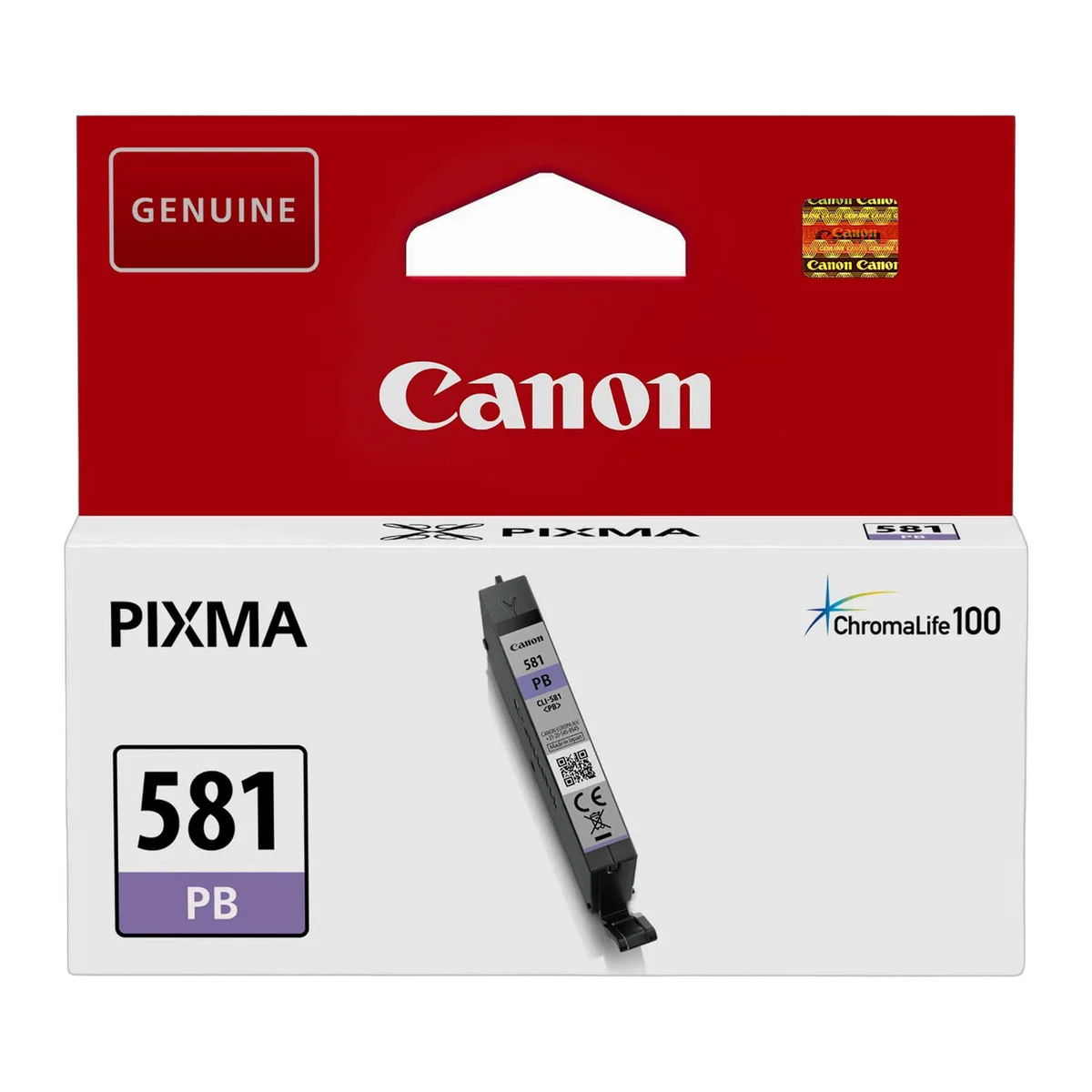Canon Cartouche Bleue CLI-581 PB - 2107C001 — vue 1