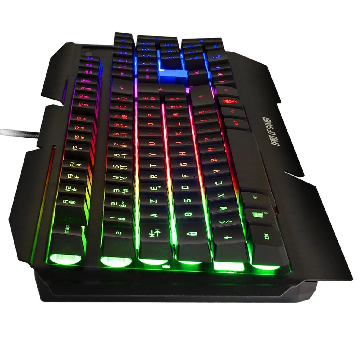 Spirit Of Gamer PRO-K5 - Membrane - Filaire - RGB - Noir — vue 2