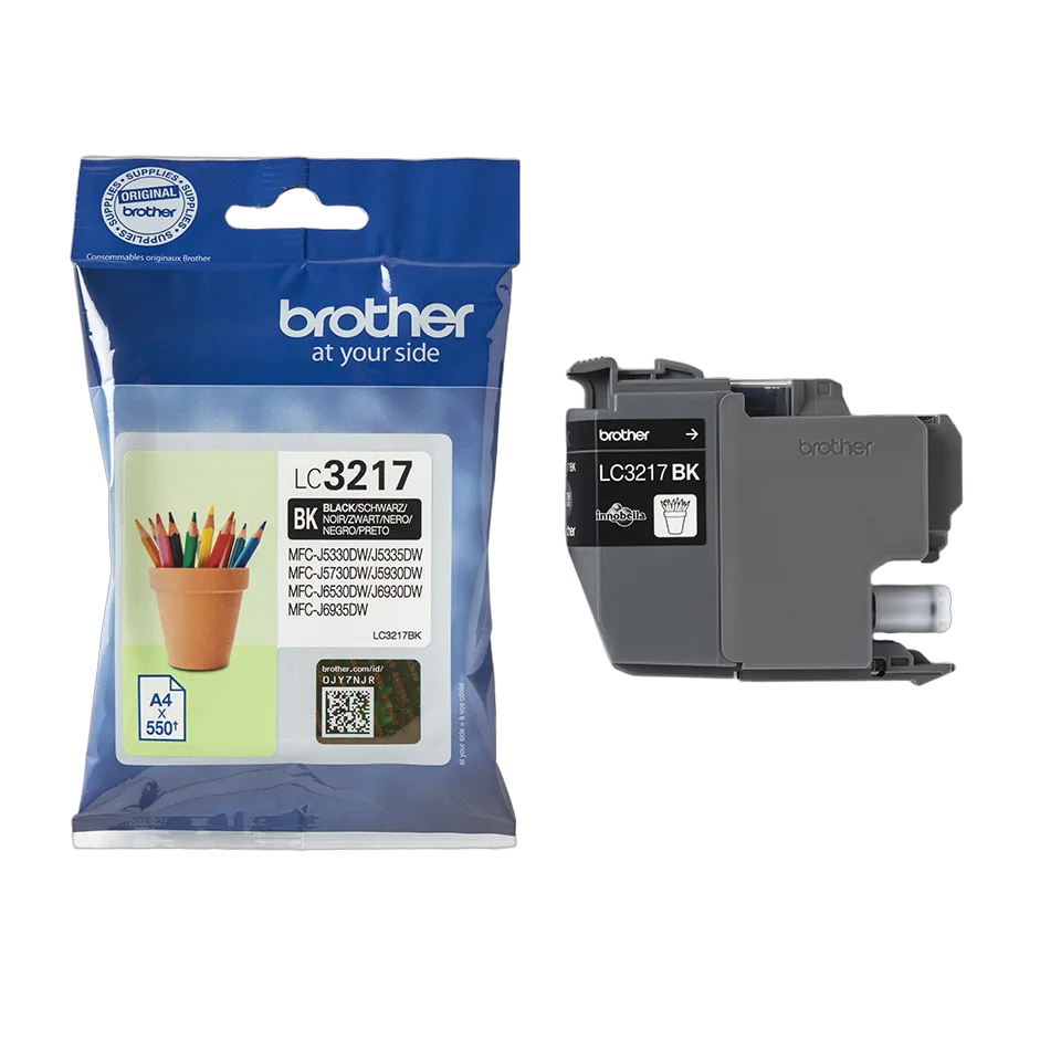 Compatible Brother Cartouche Noire LC3217BK — vue 2