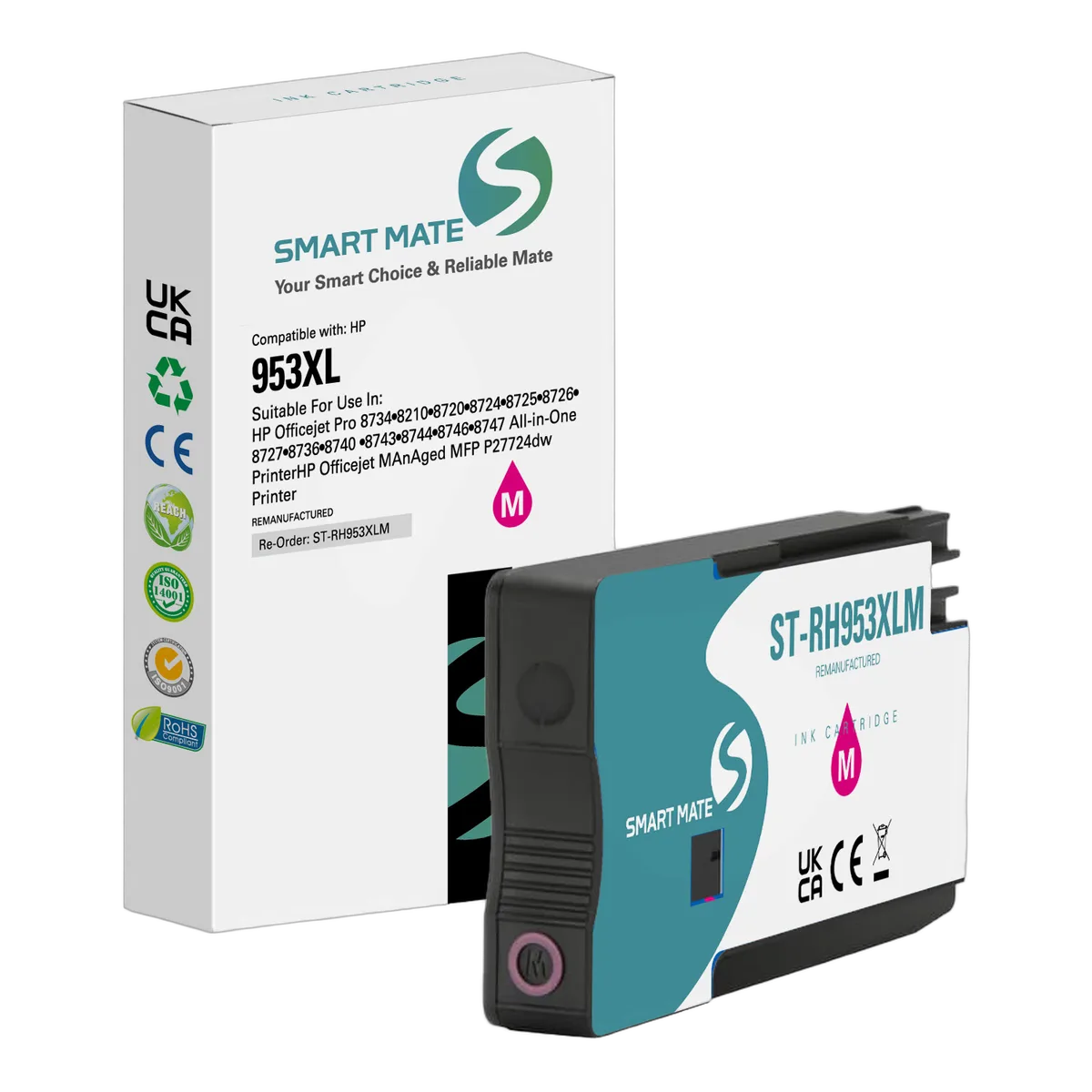 Compatible HP Cartouche 953XL haute capacité Magenta — vue 1