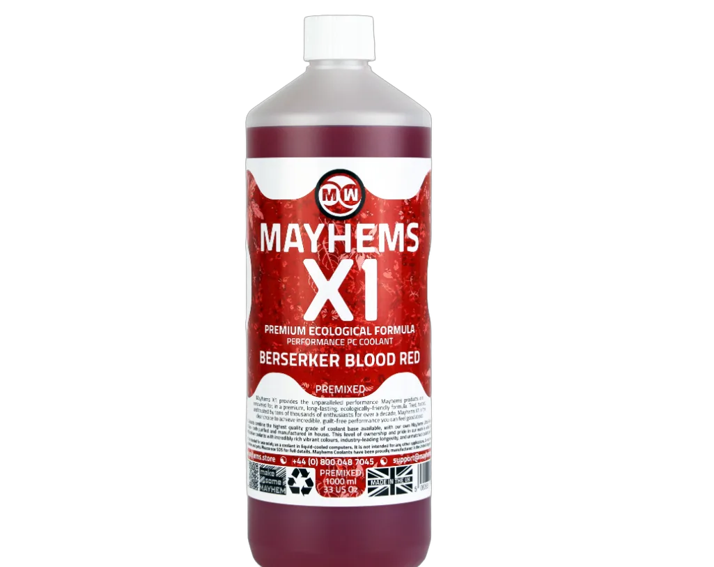 Mayhems Liquide X1 Rouge - Berserker Blood Red - 1L — vue 1