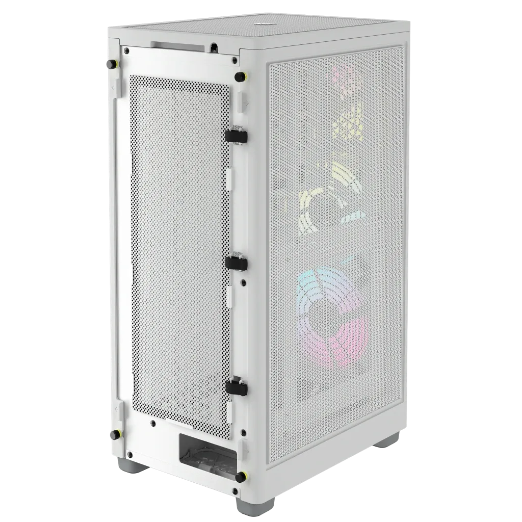 Corsair 2000D Airflow RGB Blanc - mT/Sans Alim/Mini-ITX — vue 3
