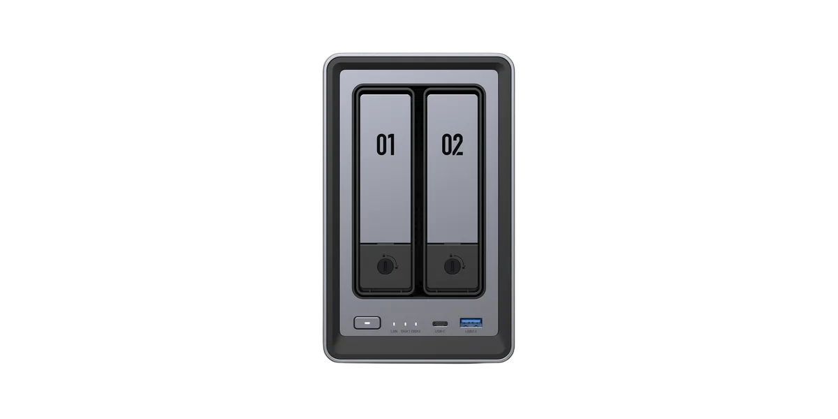 UGREEN DXP2800 - 2 Baies — vue 3