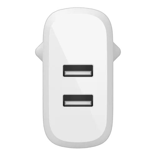 Belkin Dual USB-A Wall Charg w/1M PVC A-LTG 24W — vue 4