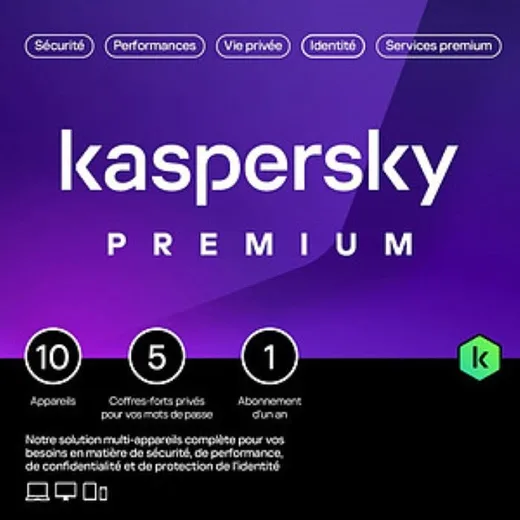 Kaspersky Antivirus Premium Boîte Mini - 1 An / 10 PC — vue 1