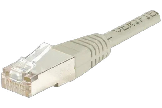 Cordon Cat 6, 4P Moule 0.50 m FTP Rouge — vue 1