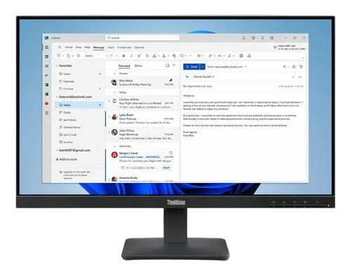 Lenovo THINKVISION S24-4E 23.8IN 16:9 — vue 1