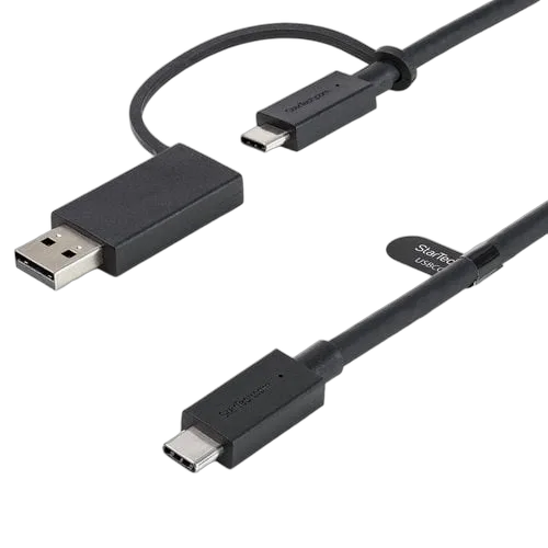 StarTech 3ft Hybrid USB-C Cable w/USB-A Adapter — vue 1
