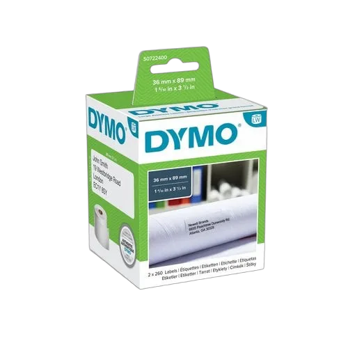 Dymo LARGE WHITE ADRESS LABELS — vue 1