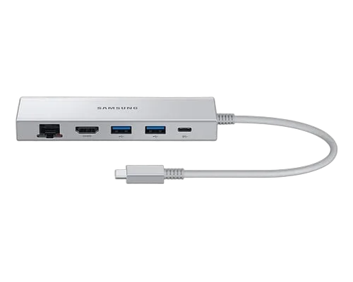 Samsung NPC Multiport Adapter Silver (EE-P5400USEGEU) — vue 3