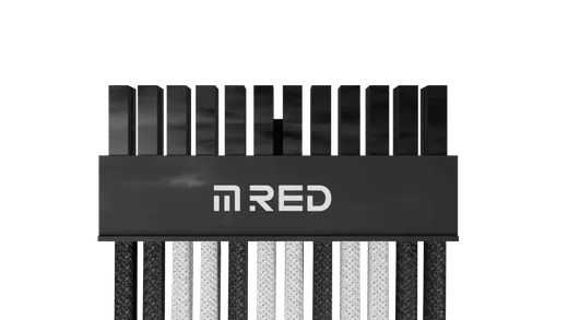 M.RED Kit extension 7 Câbles tressés Ultimate - Blanc Noir — vue 2