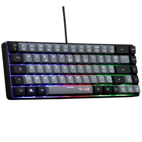 The G-LAB Keyz Hydro 60% - Membrane - Filaire - RGB - Noir — vue 1