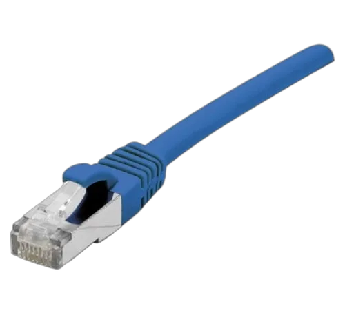 Dexlan Câble RJ45 Cat7 S/FTP - 1m - Bleu