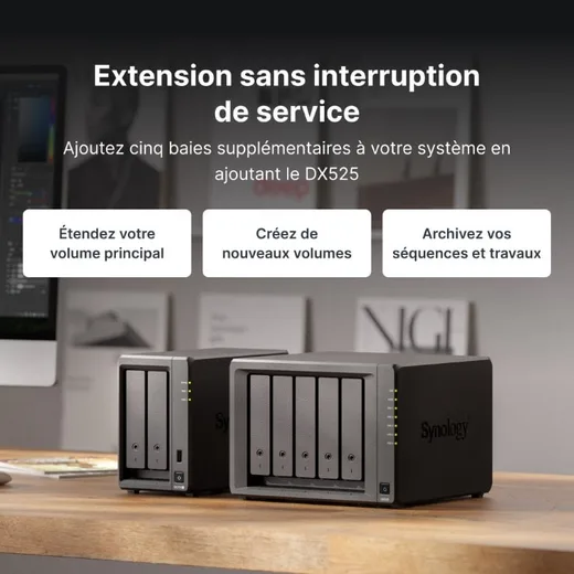 Synology DS725+ - 2 baies — vue 6