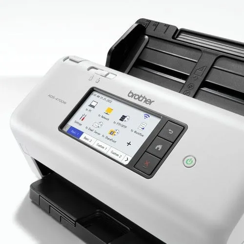 Brother ADS-4700W R/V 40 ppm/80 ipm ADF 80f wifi — vue 5