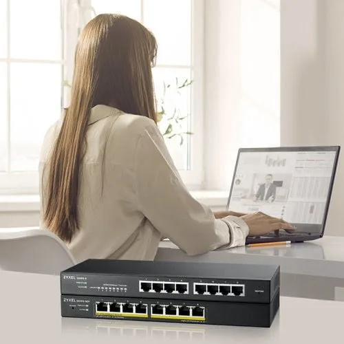 ZYXEL GS1915-8EP 8-PORT GBE POE — vue 8