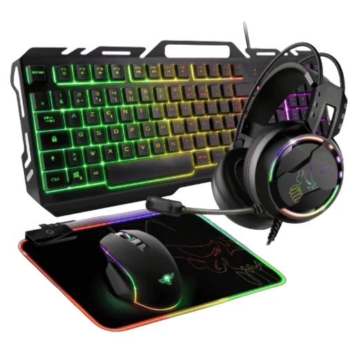 4 en 1 Ultimate 300 - Clavier/Souris/Tapis/Casque
