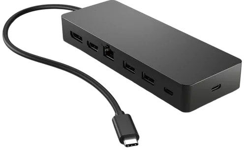 HP UNIV USB-C MULTIPORT HUB — vue 3