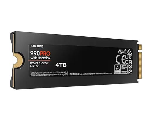 Samsung 990 PRO Dissipateur 4To M.2 — vue 6