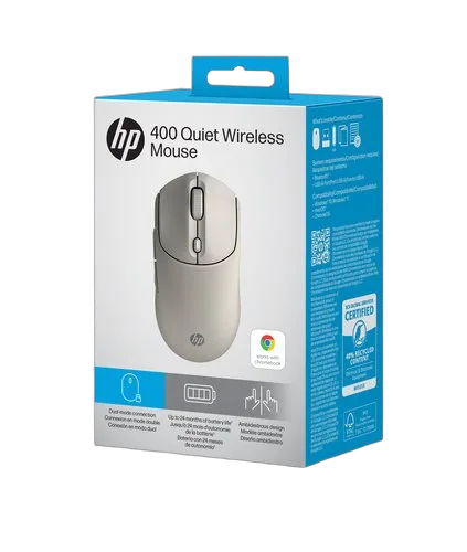 HP 400 Quiet Maple Wireless Mouse EURO — vue 13